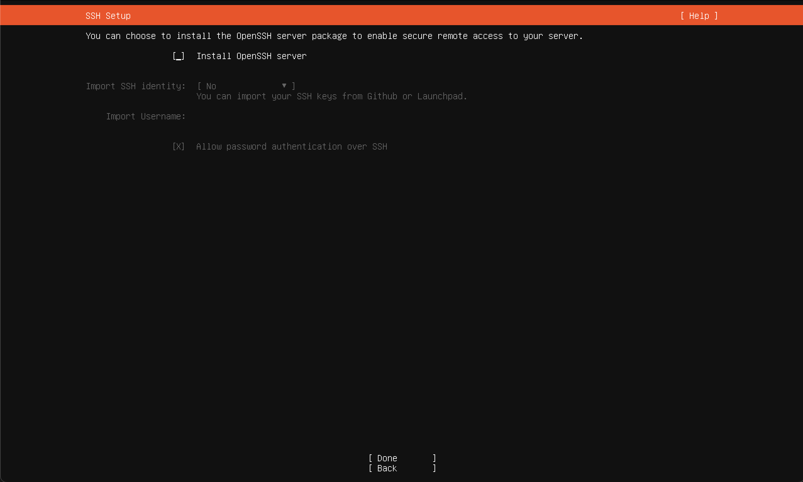 Ubuntu-server-openssh